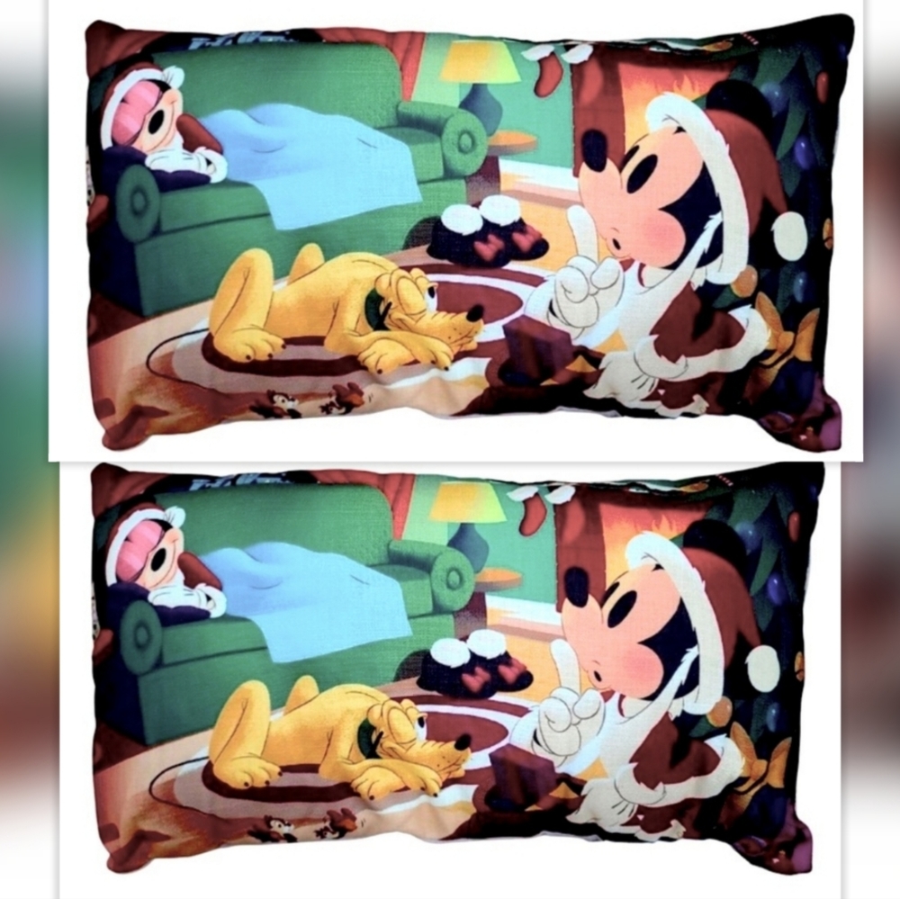 1 Disney Parks Mickey & Friends Seasons Greetings Christmas Reversible …